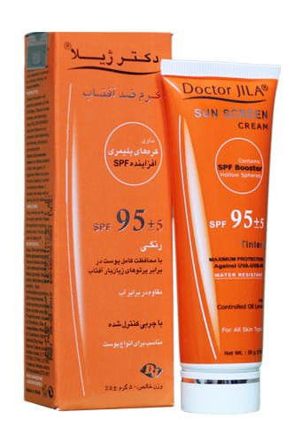 کرم ضد آفتاب دکتر ژیلا spf95 رنگی