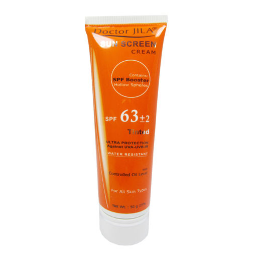 کرم ضد آفتاب دکتر ژیلا spf 63 رنگی